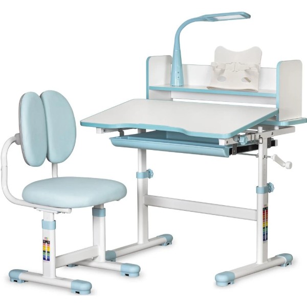Фото - Комплект меблів шкільний Evo-kids BD-24 BL